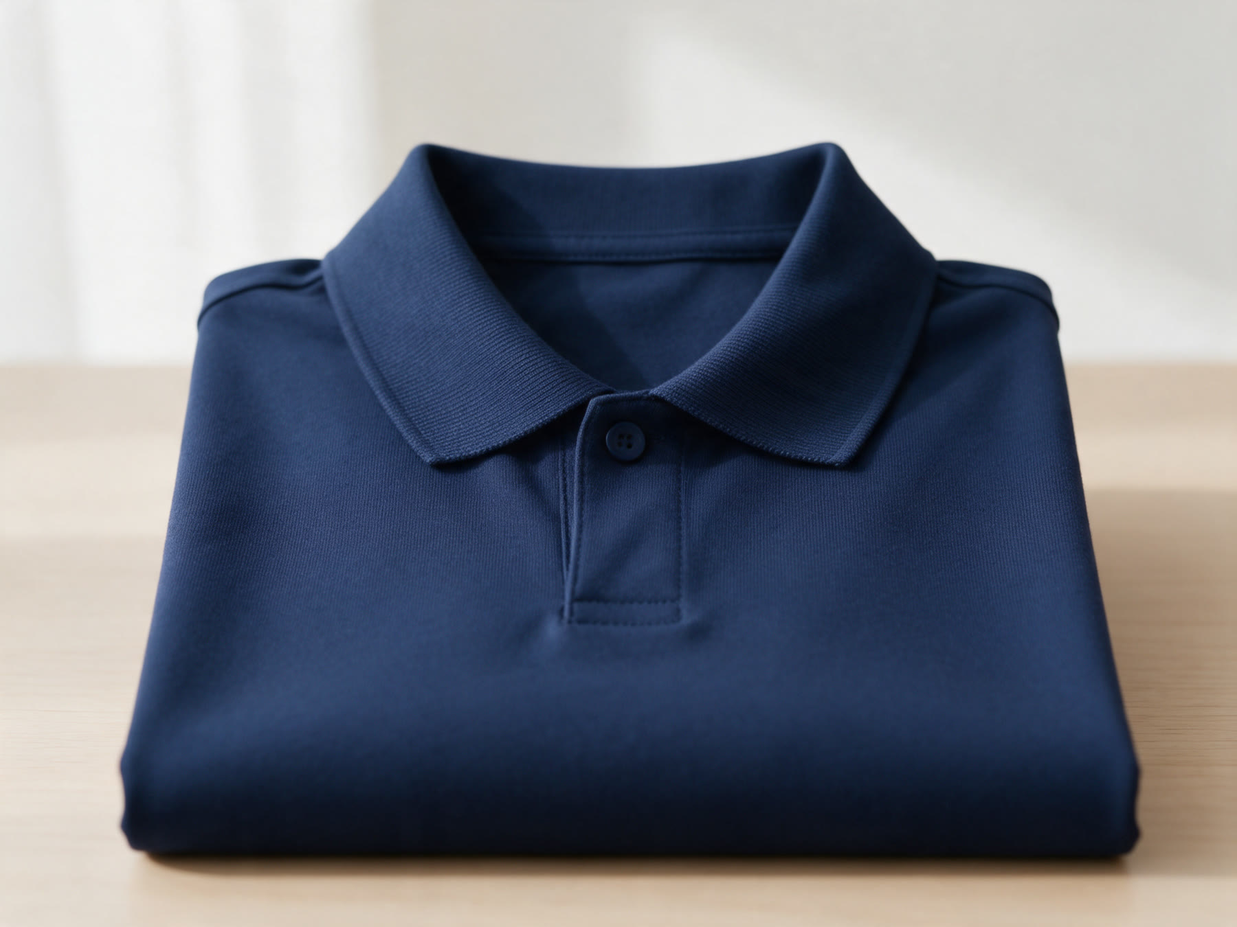 Navy Concierge polo shirt with the logo on the chest