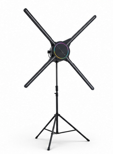 Holographic 3D display on a tripod